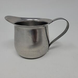 Vintage 18/8 Stainless Steel Creamer Cup 5oz Small Korea